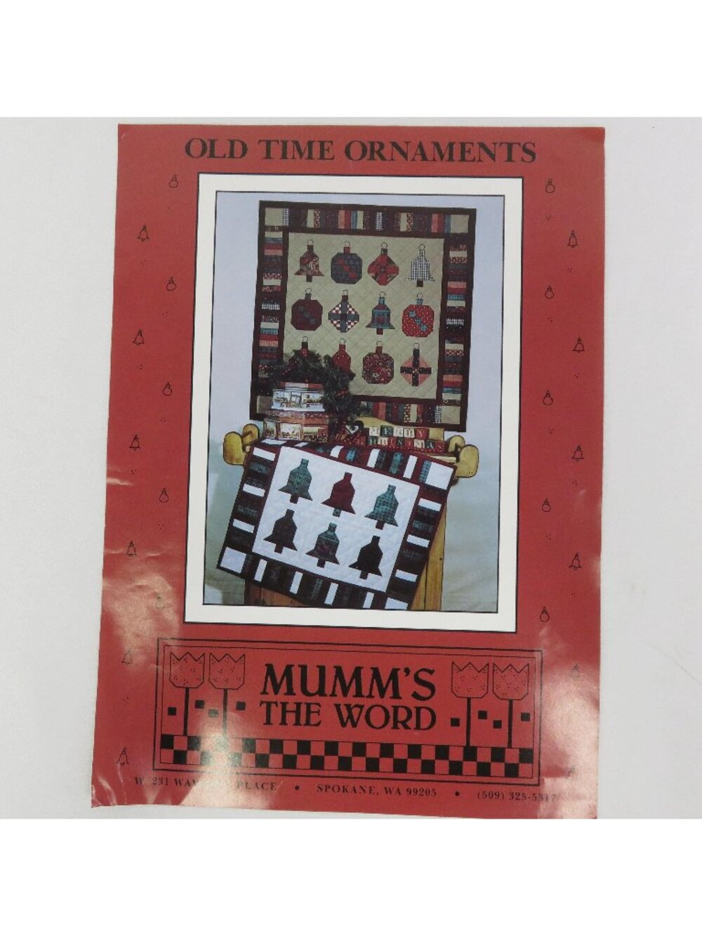 Debbie Mumm Old Time Ornaments Christmas Quilt Pattern Wall Hanging